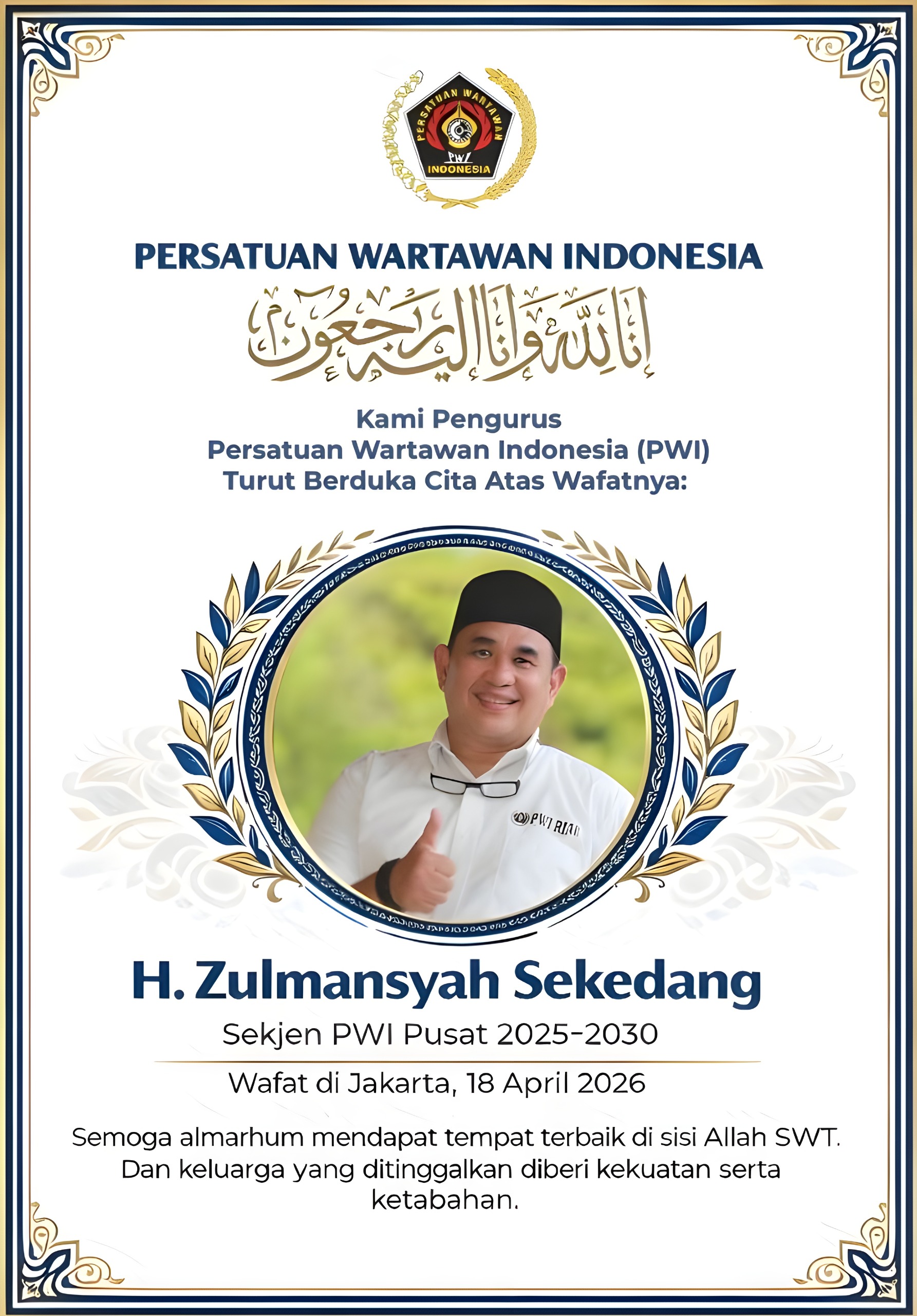 Iklan Duka Zoom PWI Pusat 2026